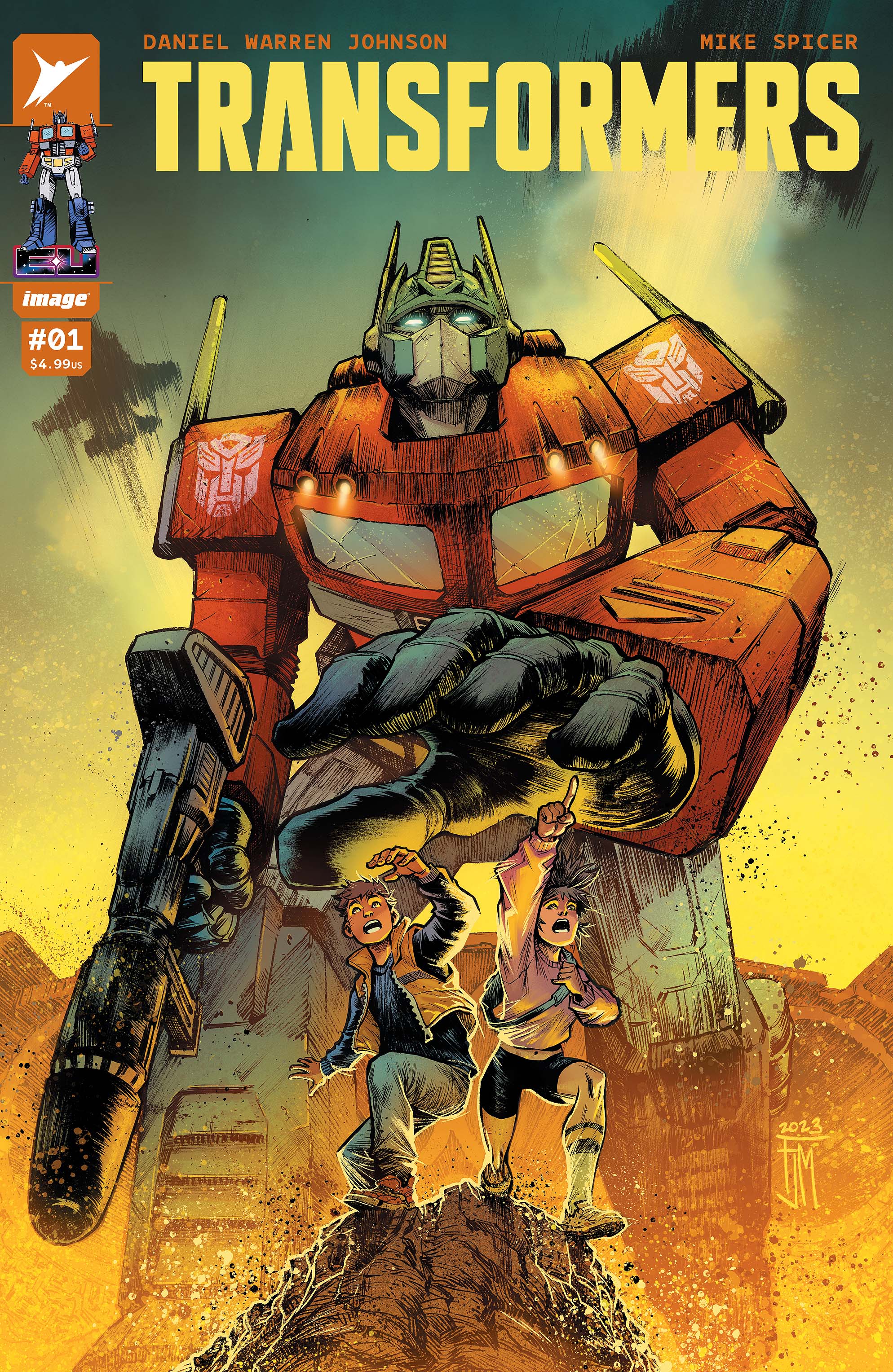 "Transformers" #1 Cover 1G