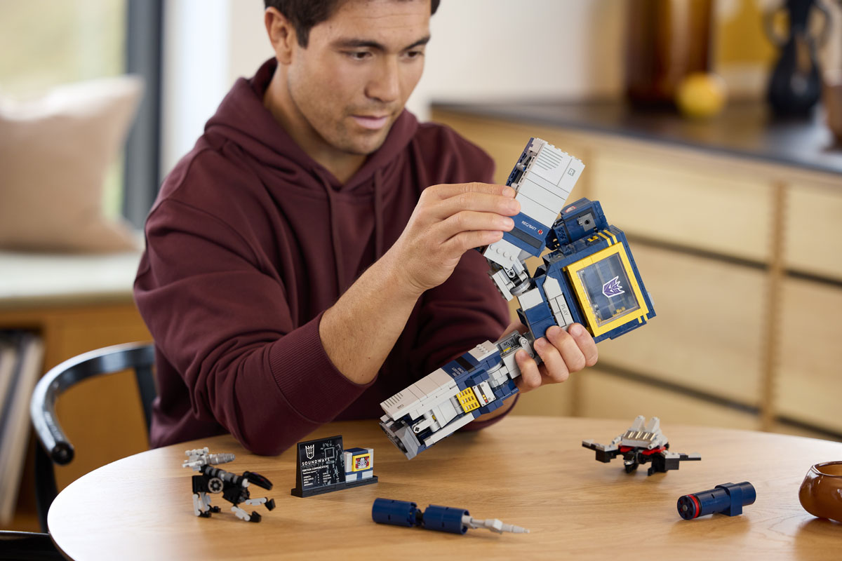 "LEGO Soundwave Lifestyle Pic"